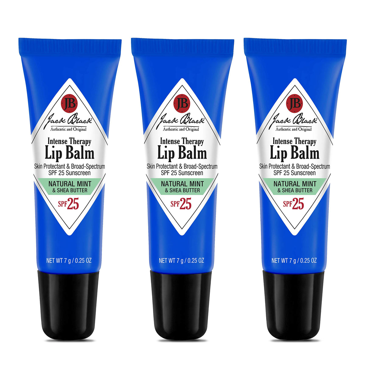 Jack Black front packaging showing three tubes and product value