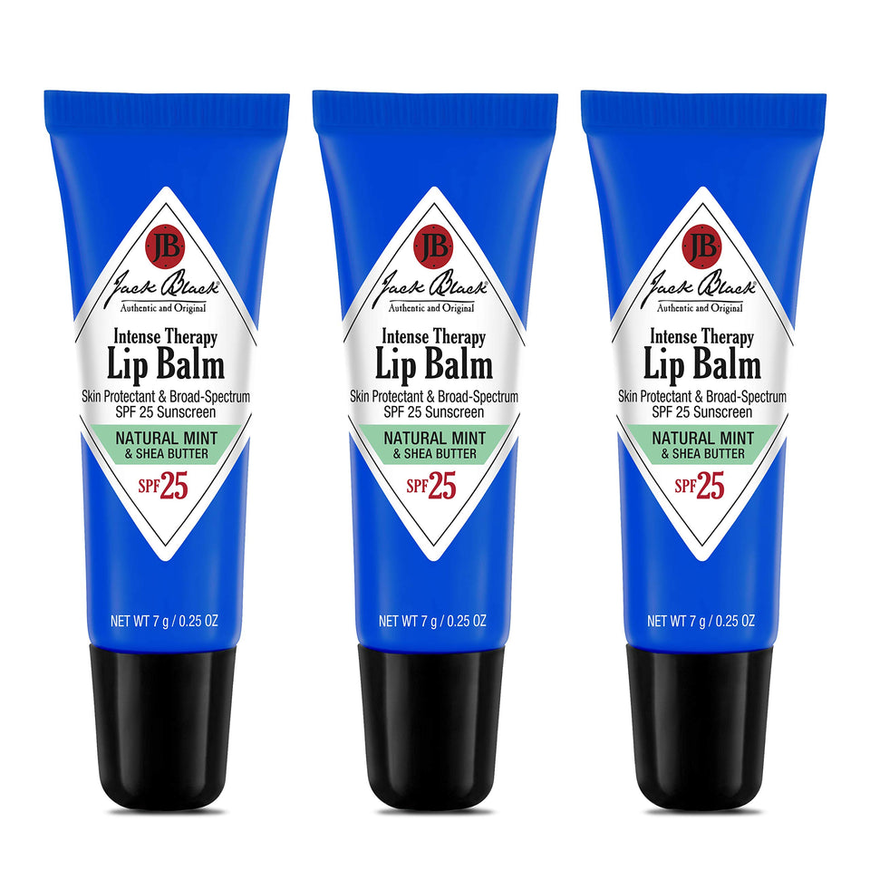 Jack Black front packaging showing three tubes and product value