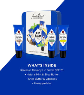 Jack Black single tube closed, compact lip sunscreen for easy pocket carry