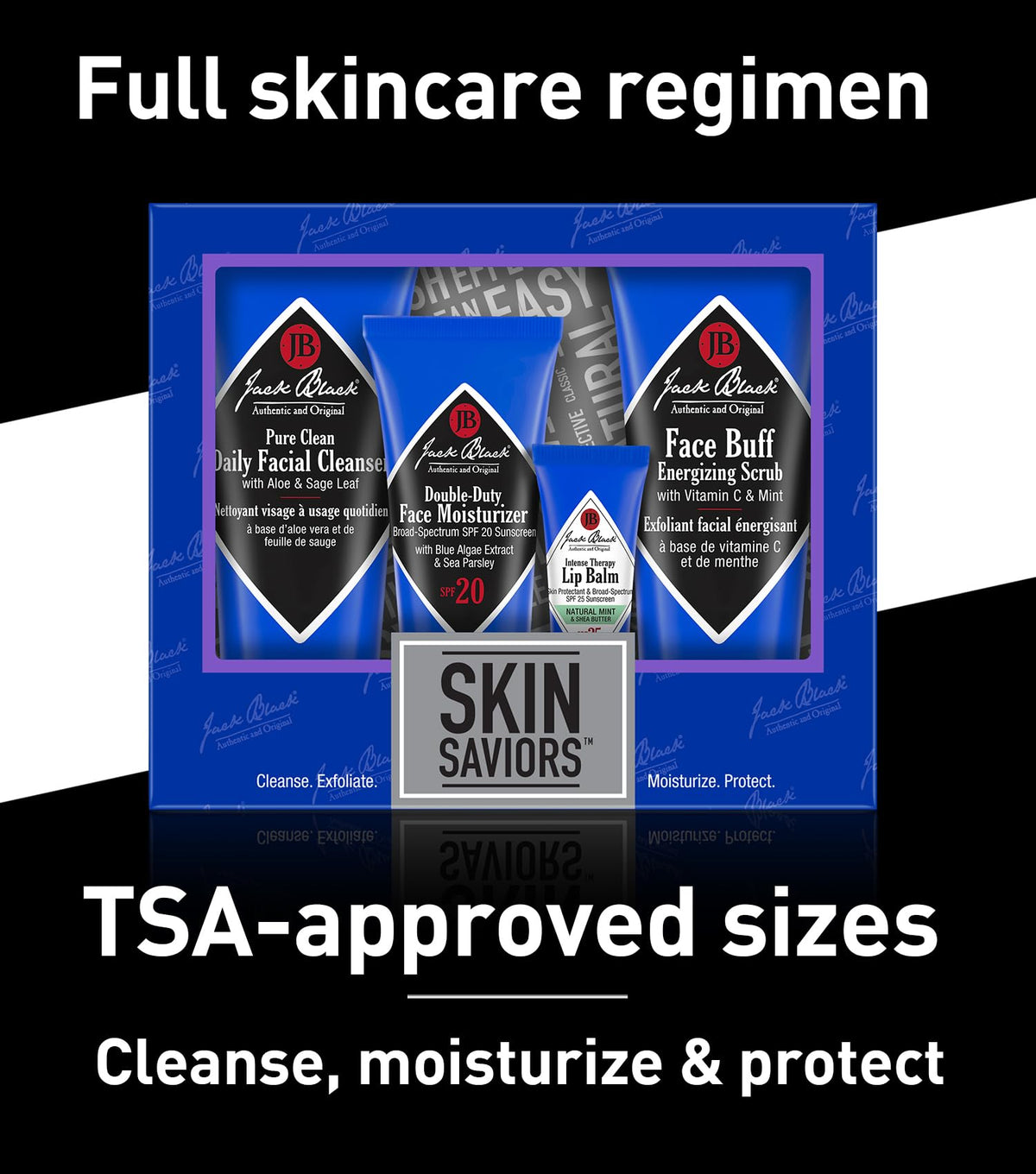 jack black moisturizer dispensed on hand showing fast-absorbing hydration
