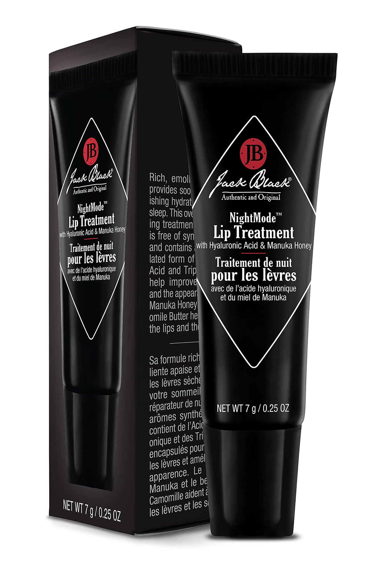 Jack Black NightMode texture close-up displaying rich creamy balm for lasting moisture