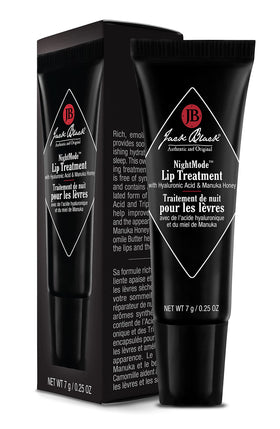 Jack Black NightMode texture close-up displaying rich creamy balm for lasting moisture