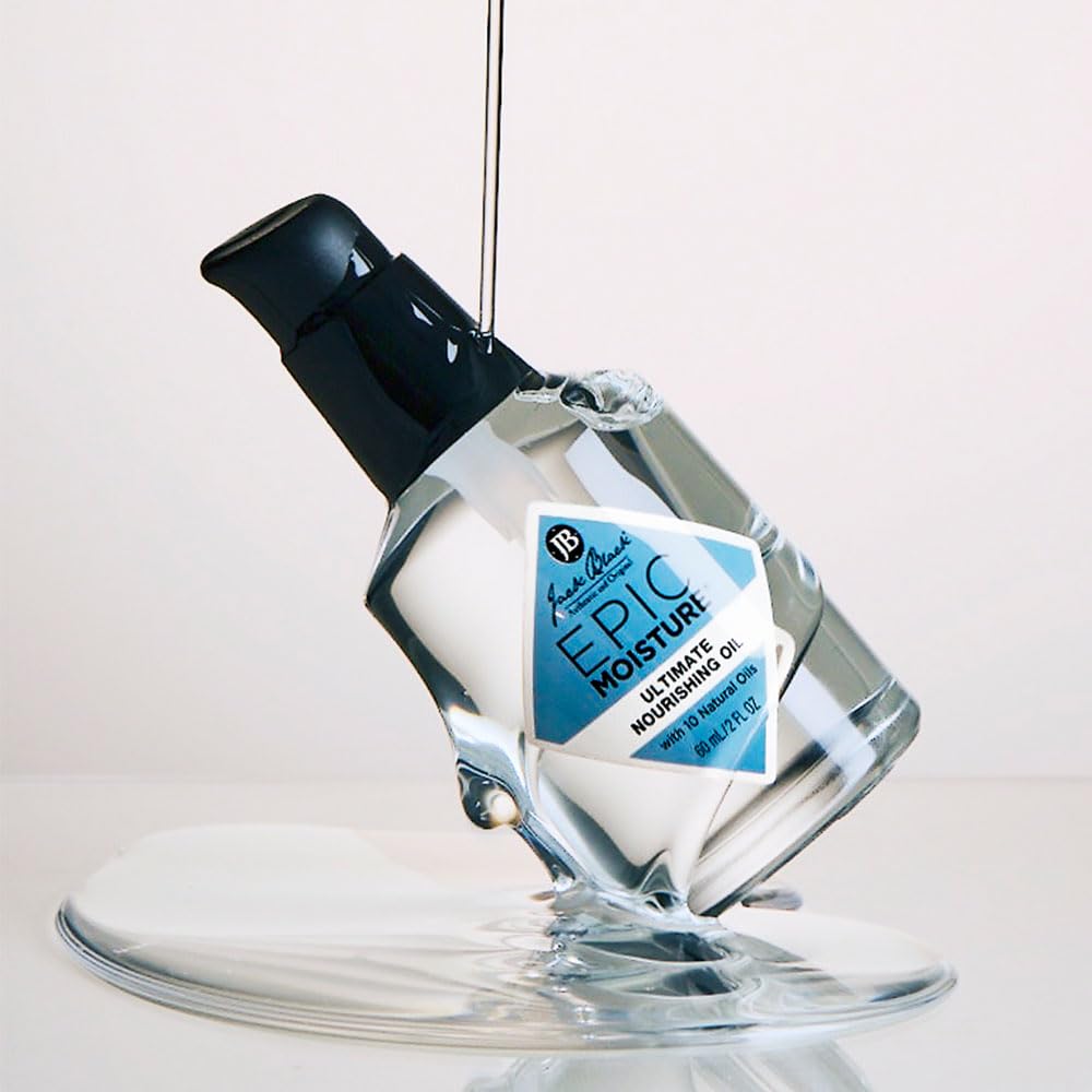 Jack Black oil drop texture close-up showing lightweight absorption and smooth finish