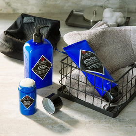 Jack Black Pit Boss in a gym bag portraying long-lasting odor protection
