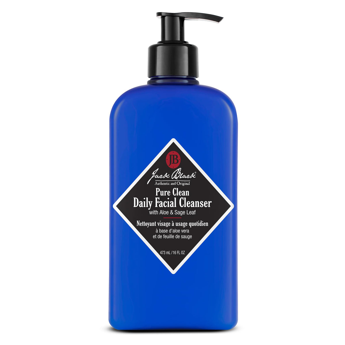 Jack Black front packaging showing bottle and label, clear product benefits