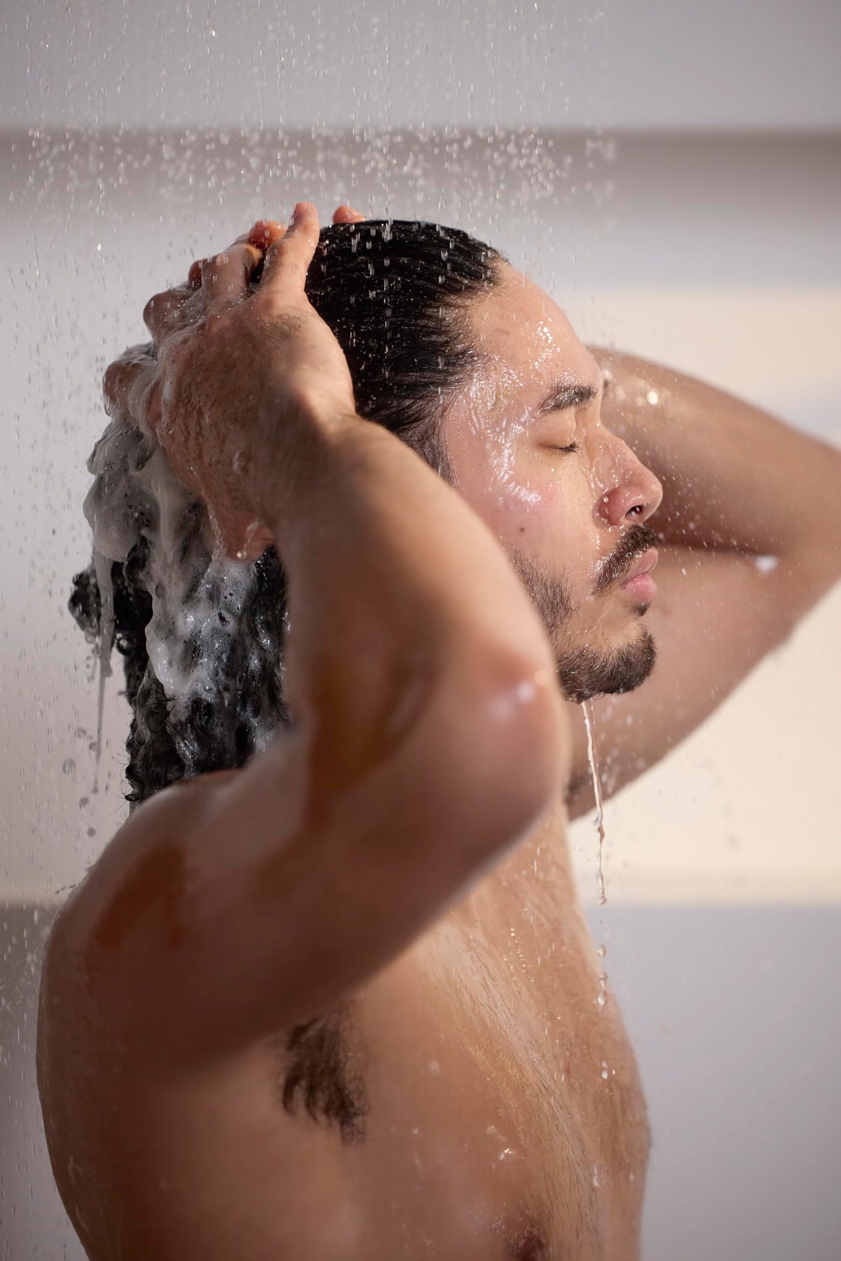 Jack Black foam texture close-up demonstrating gentle lather benefit