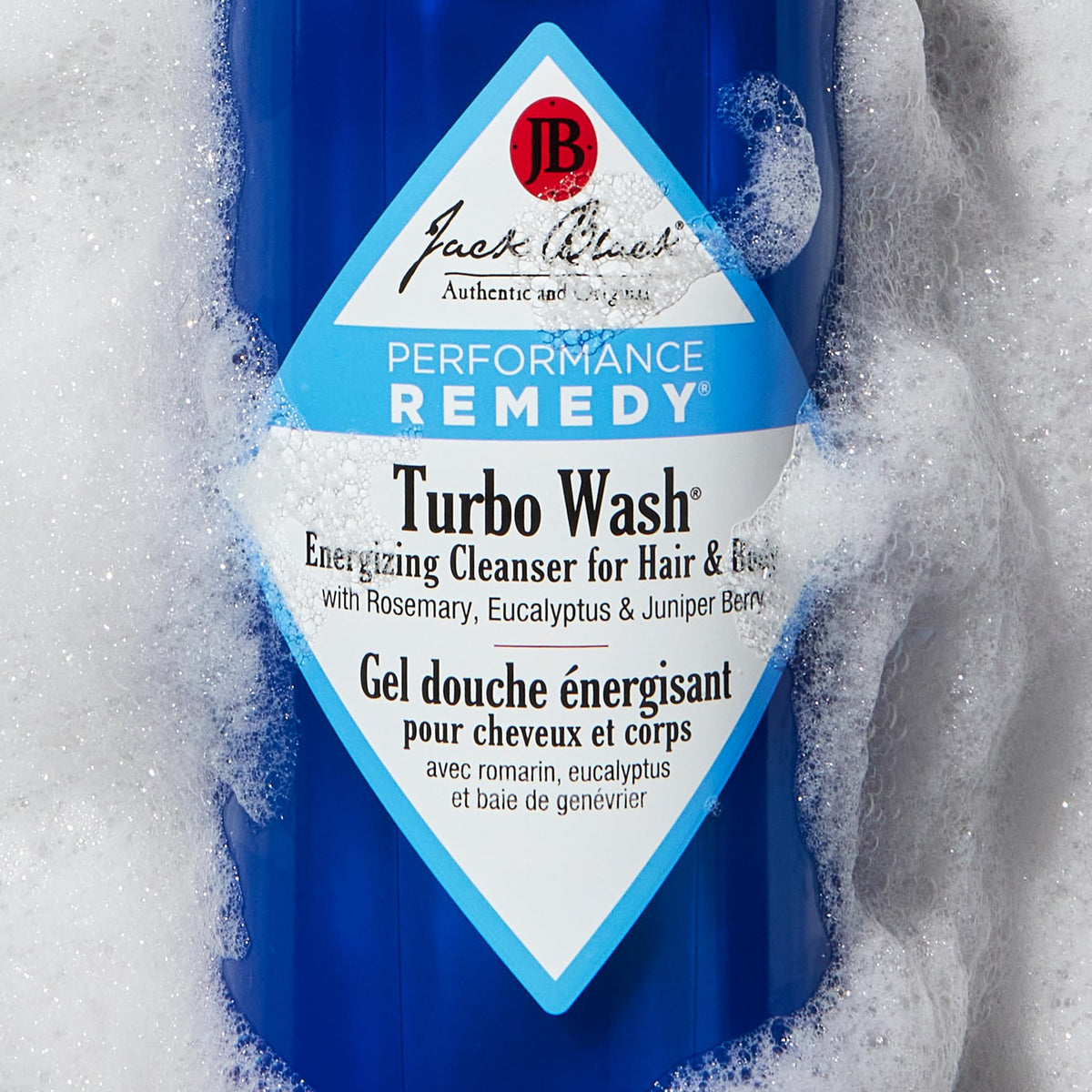 Jack Black in-shower use showing refreshed man using cleanser pre- or post-workout