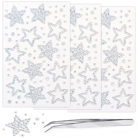 Jacnkb front packaging showing three sheets and tweezers, clear organization benefit
