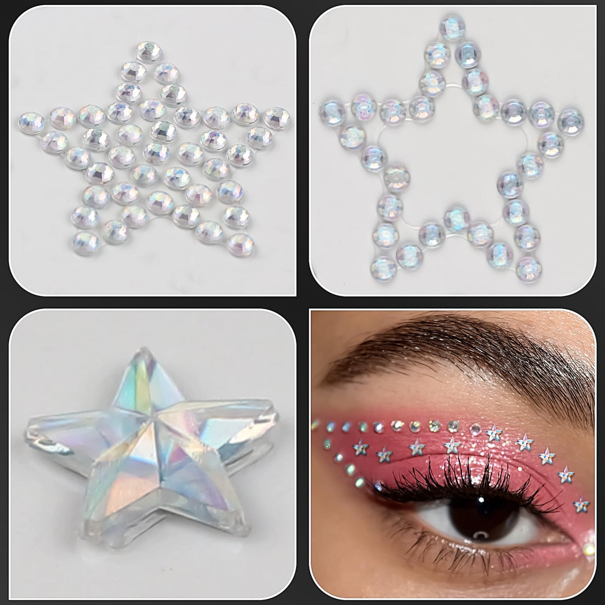 Jacnkb gems on a party table and cups, elevates party decorations quickly