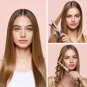 JAETON hair iron 360-degree swivel cord detail preventing tangles for smoother use