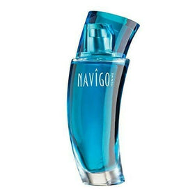JAFRA Navigo Homme label detail highlighting brand and fragrance notes