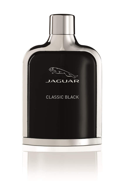 JAGUAR Classic Black front bottle showing sleek packaging and premium appeal