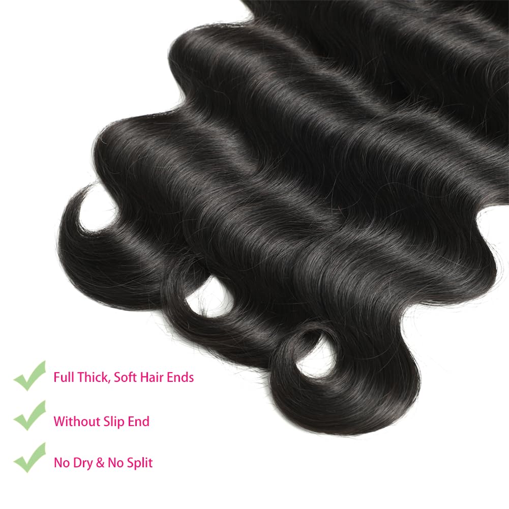 Jaliyah body wave texture close-up showing natural waves and shine