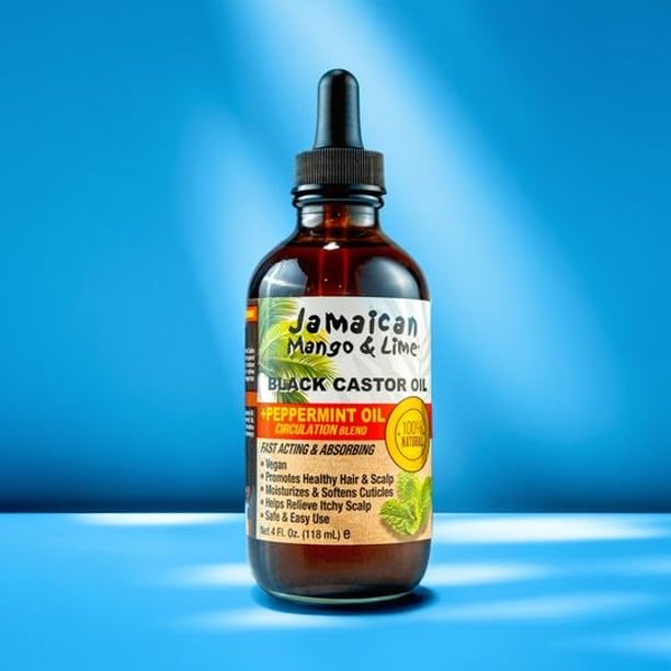 Jamaican Mango & Lime oil pour close-up showing rich texture and control