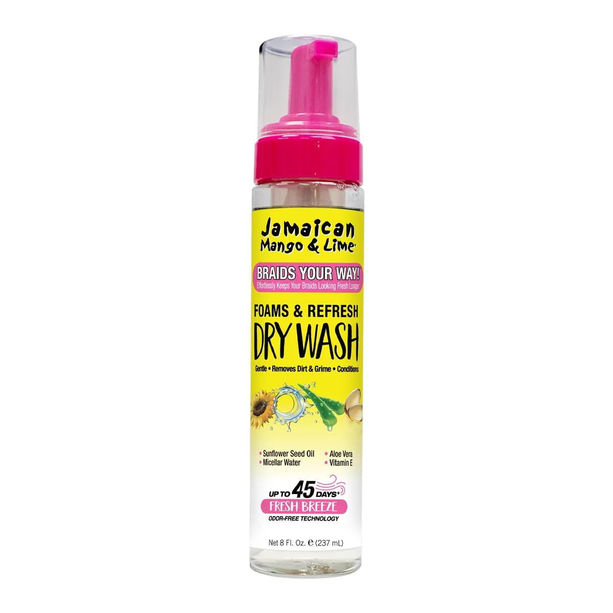Jamaican Mango & Lime front packaging showing clear product identity and travel convenience