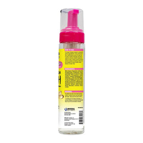 Jamaican Mango & Lime foam texture close-up demonstrating lightweight, non-greasy cleansing