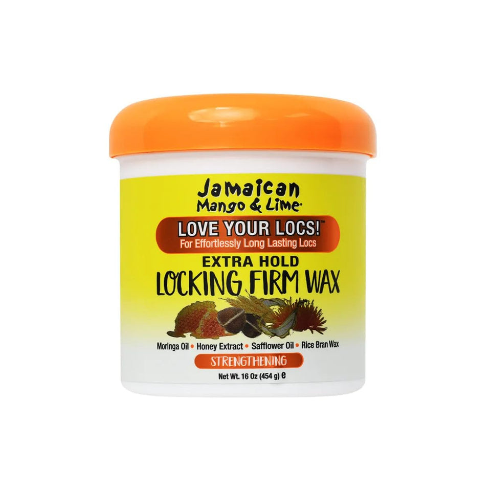 Jamaican Mango & Lime jar front view showing label and packaging benefit of firm hold