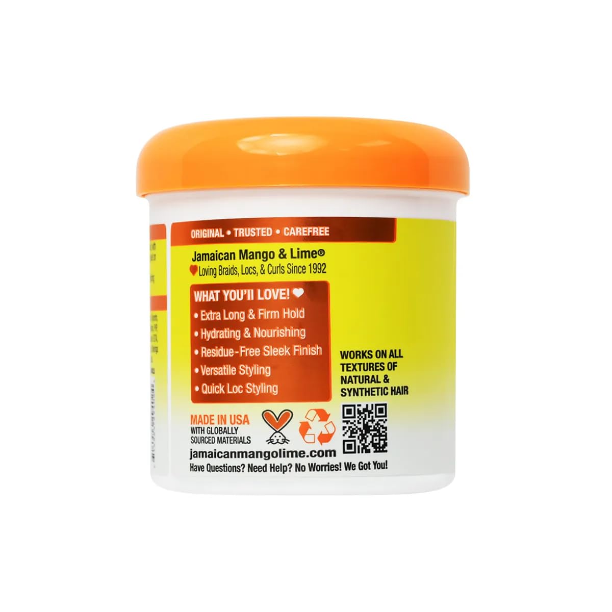 Jamaican Mango & Lime wax texture close-up demonstrating smooth, non-greasy consistency