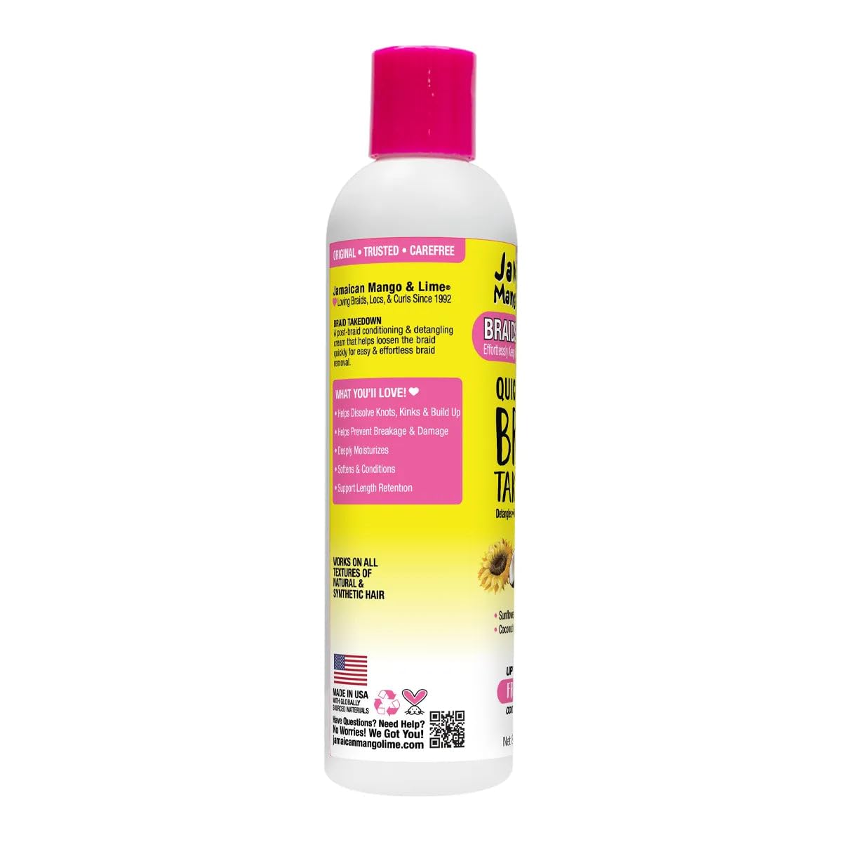 Jamaican Mango & Lime lotion texture close-up highlighting smooth, non-greasy finish