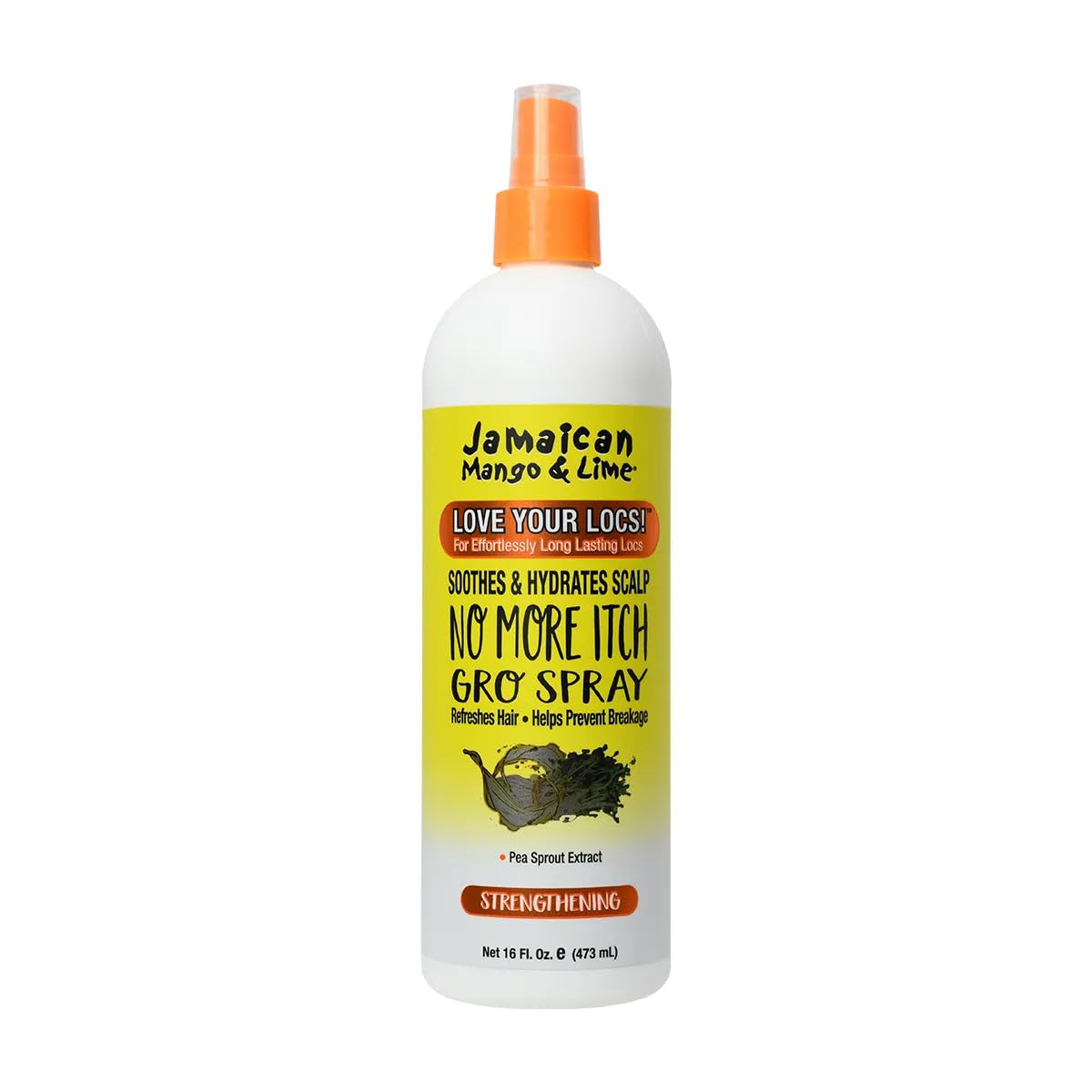 Jamaican Mango & Lime front bottle showing product label and size benefit
