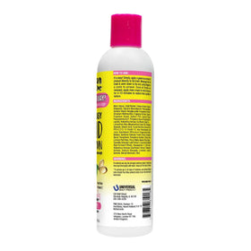 Jamaican Mango & Lime applied while hands unravel braids reducing tangles and breakage