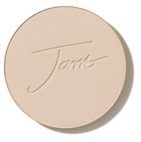 jane iredale front pan showing pressed mineral finish and true shade