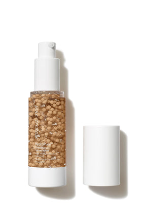 jane iredale front bottle of HydroPure tinted serum showing packaging and hydration benefits