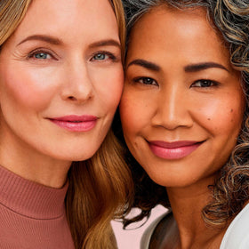 jane iredale lip coverage on model demonstrating natural long-lasting tint