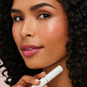 jane iredale swatch on skin showing PH-activated custom pink result