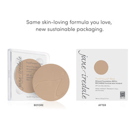 jane iredale foundation in outdoor setting showing SPF protection benefit