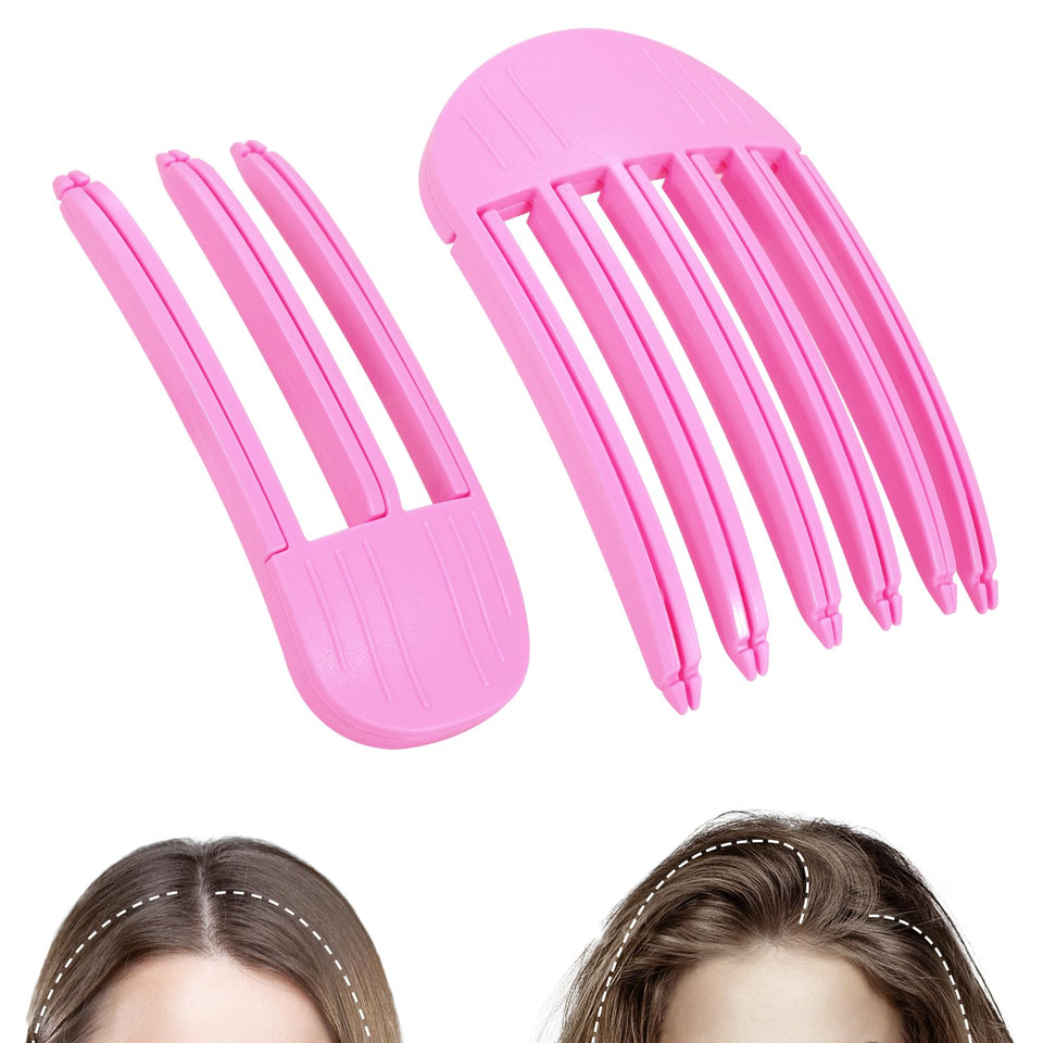 JANFUN front packaging showing two volumizing hair clips and benefits