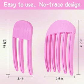 JANFUN clip on vanity near dryer showing effortless styling at home