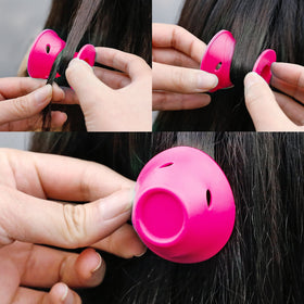 JANYUN rollers organized in zipper pouch for neat travel storage
