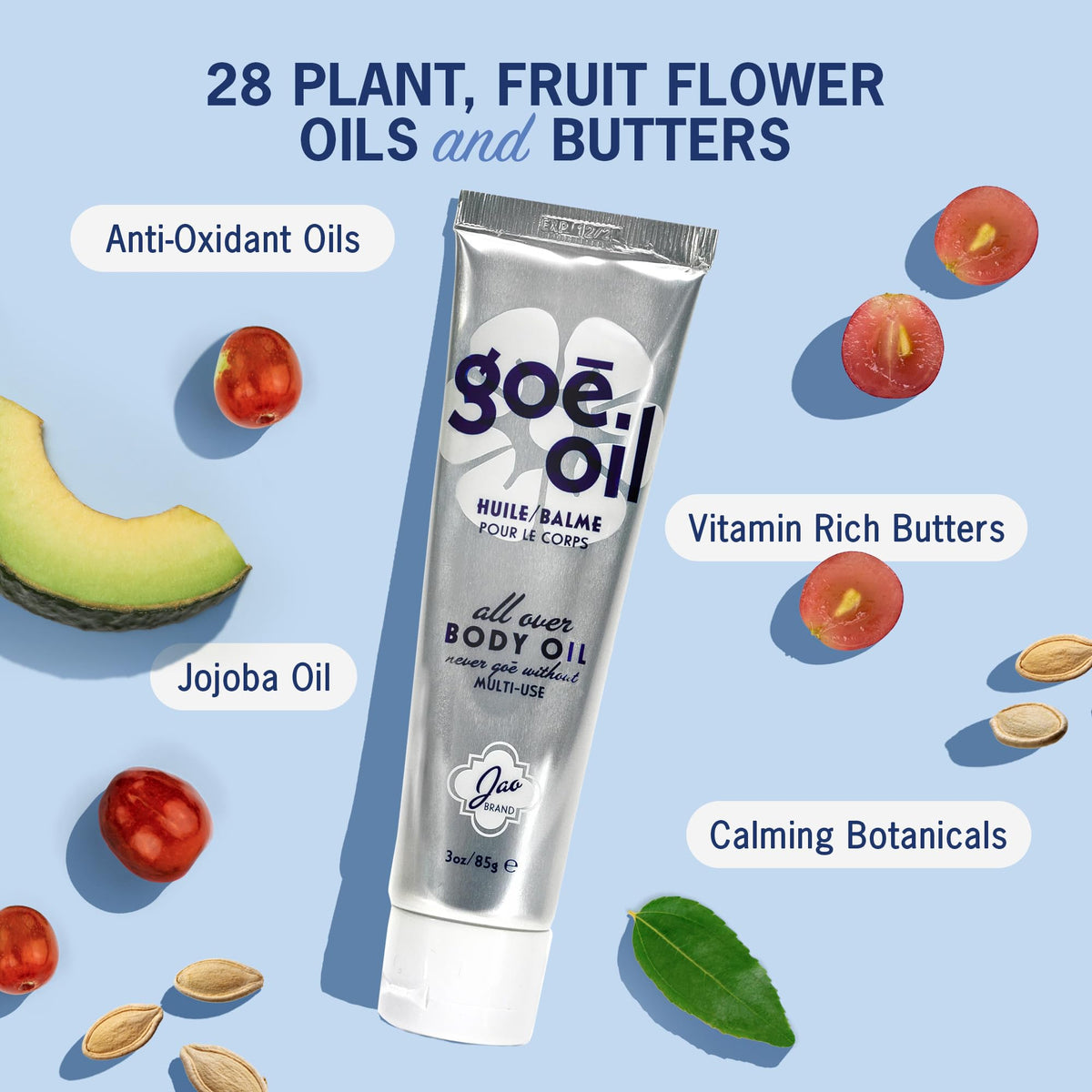 Jao Goē Oil applied to hands demonstrating fast hydration and non-greasy finish