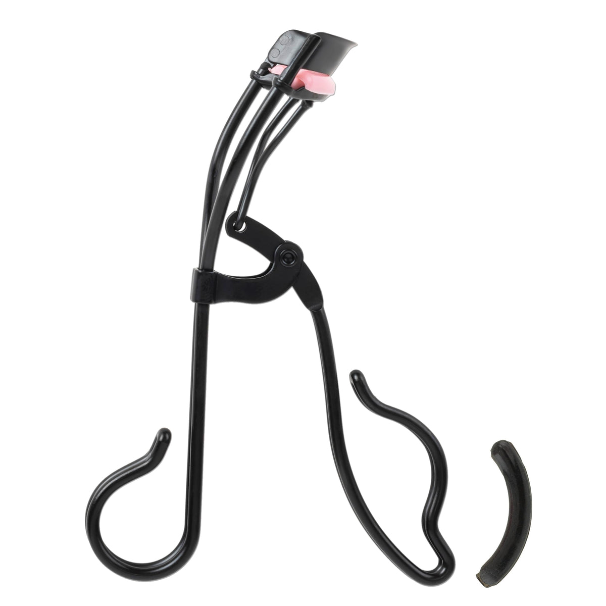 JAPONESQUE front view of curler showing ergonomic handles and wide curling surface for comfort