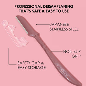 JAPONESQUE before and after smooth skin comparison showing visible textural improvement