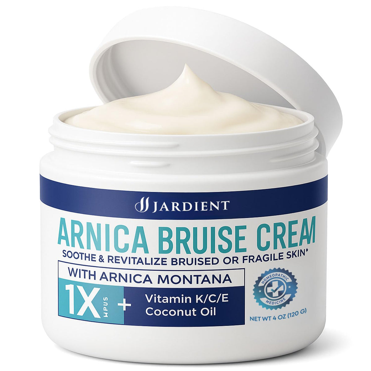 Jardient label close-up showing ingredient list and skin-friendly formula