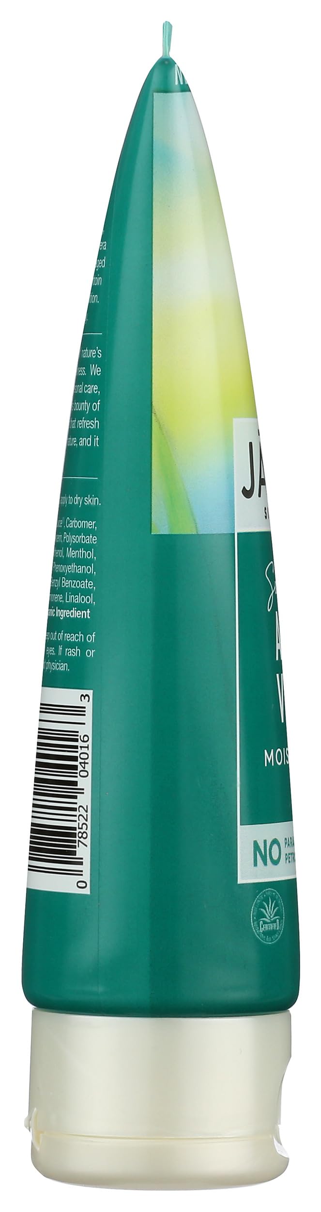 Jason aloe gel placed next to sunscreen illustrating post-sun soothing benefits