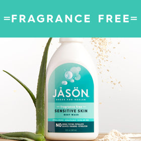 JASON recycled bottle label highlighting eco-friendly packaging