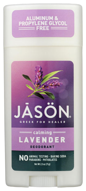 JASON front packaging showing calming lavender scent and natural protection