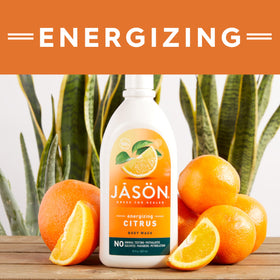 JASON in bathroom lifestyle showing fresh citrus scent enhancing routine