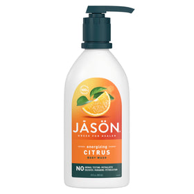 JASON front packaging showing bottle and citrus branding for clear identity