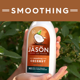 JASON bottle in bathroom lifestyle scene creating a calming shower moment