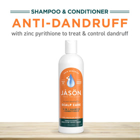 JASON bottle held in hand to show scale and portable 12 ounce convenience