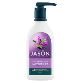 JASON front bottle showing 30 oz size and calming lavender benefit