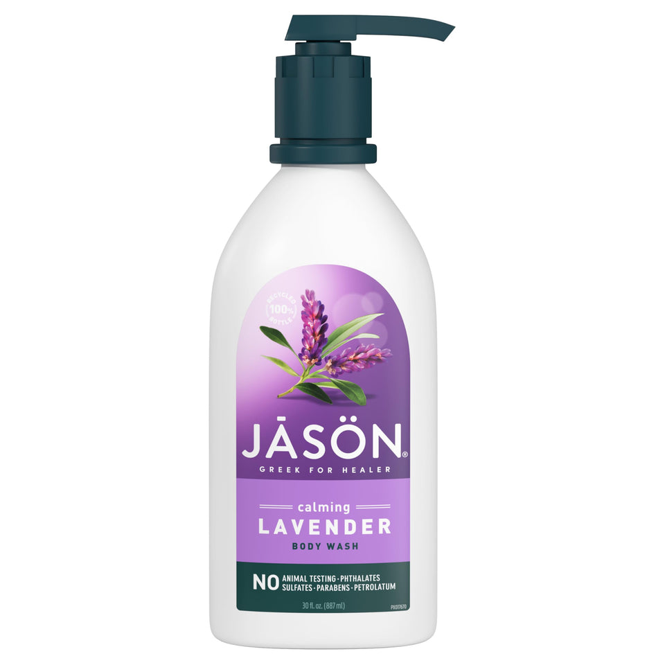JASON front packaging showing calming lavender scent and size benefit