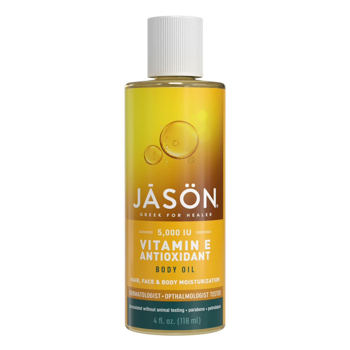 JASON front bottle view showing product and easy dispensing benefit