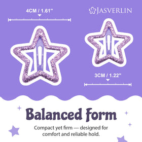 JASVERLIN 36 clips spread on surface showing assortment for mixing and matching