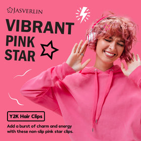 JASVERLIN small and large star clips side-by-side showing size options for styling