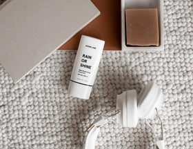 JAXON LANE label detail showing active ingredients and oxybenzone-free benefit